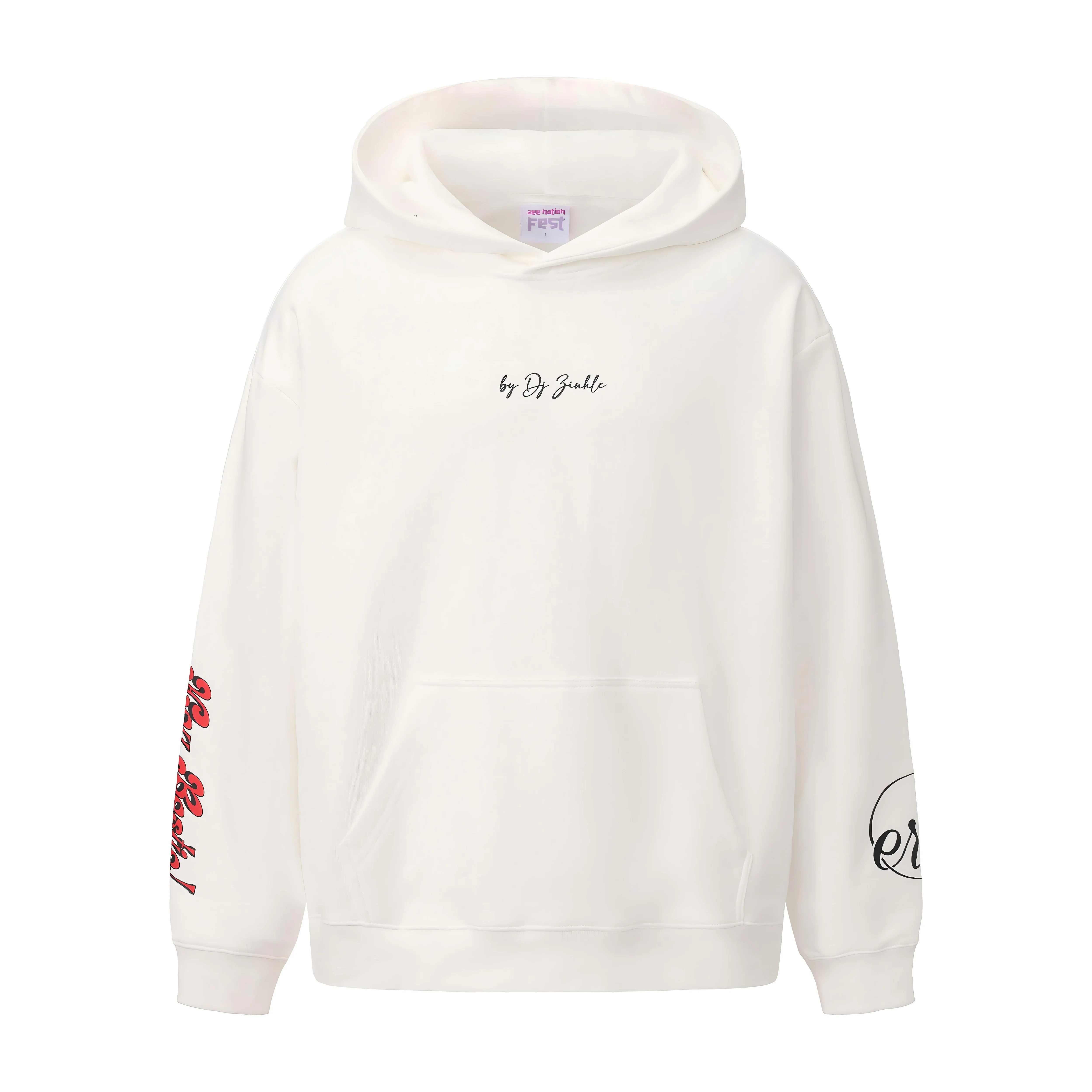 Bestie Icon Hoodie– Zee Nation Fest Edition (WHITE) - Image 3