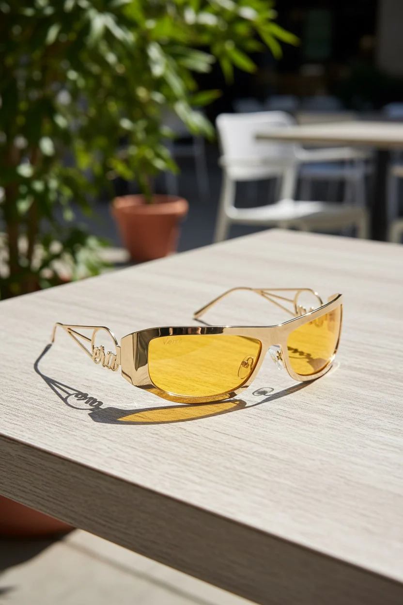 Era Million Gold Sunglasses - Image 3